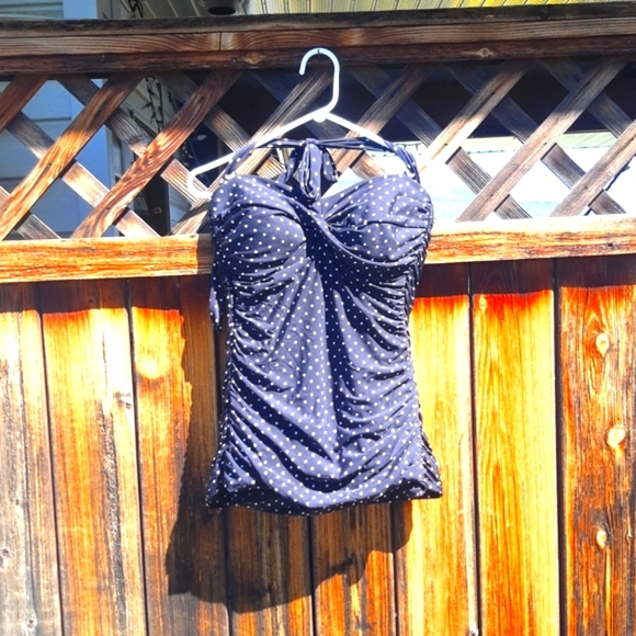 Jantzen Black polkadot Retro tankini - Picture 2 of 8